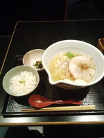 「銀笹塩らーめん&半鯛飯」@麺処 銀笹の写真