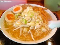 「正油たまご大盛(830円)」@北海とんこつらーめん 純輝 成田店の写真