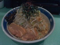 「油そば、大盛り」@ラーメン107の写真