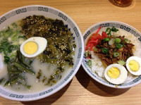 「阿蘇拉麺+太肉丼」@桂花ラーメン 末広店の写真