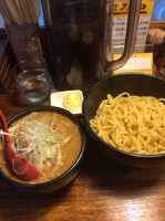 「辛味噌つけ麺 野菜にんにく増し」@麺処 花田 神田店の写真
