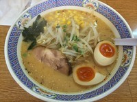 「白味噌ラーメン＋味玉（￥630＋￥100）」@らーめん 花楽 下瀬谷店の写真