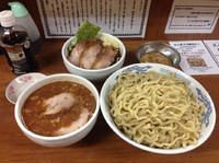 「つけ麺＋豚増し＋麺増し」@ラーメンの店 どでん 北浦和店の写真
