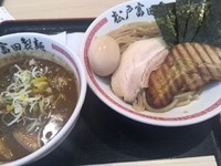 「特製つけそば　1050円」@松戸富田製麺 三井アウトレットパーク木更津店の写真