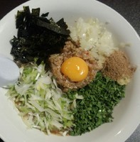 「台湾まぜそば(追飯付)」@らーめん・つけめん 八角の写真