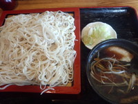 「鴨なんばん（冷）500円」@そば政の写真