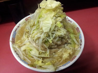 「大ラーメン豚ダブル＋ニンニク多め」@ラーメン二郎 ひばりヶ丘駅前店の写真