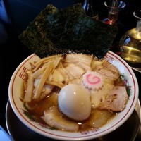 「特製中華そば」@肉煮干し中華そば さいころの写真