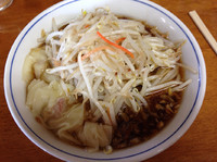 「もやしワンタンメン」@ラーメン かぶとや!の写真