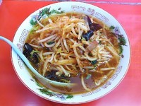 「醤油味辛タンメン(700円)+ライス(150円)」@ラーメン三浦の写真