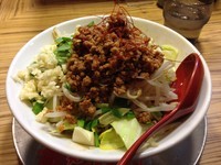 「汁なし台湾」@濃厚豚骨ラーメン専門 濃厚軍団 山之手店の写真