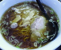 「らーめん　３００円」@ラーメン三吉の写真