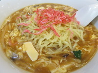 「桜えびラーメン1058円が500円4/30まで？」@百香亭 野田店の写真