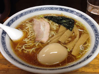 「味玉そば大盛り」@中華そば・つけめん 甲斐の写真