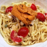 「【限定】ウニのまぜそば」@良温(Ra-on)の写真