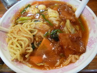 「肉スタミナ冷しメン（700円）」@ラーメン 現代の写真