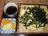 「中華ざるとミニカレー丼のセット　850円（ランチ）」@辰巳庵の写真