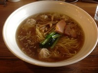 「ワンタンめん（５個）　890円」@らーめん穀雨の写真