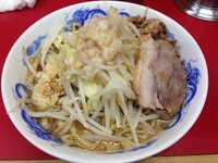 「ラーメン大  ¥700   ニンニク アブラ増し」@モッコリ豚の写真