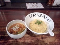 「濃厚タンタンつけ麺＋中盛り」@麺屋 ORIGAMIの写真
