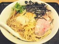 「【春季限定】濃厚うに醤油のあえそば￥850･磯仕立て￥100」@中華そば 田家 本店の写真