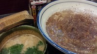 「つけ麺全粒粉（湯溜め）300ｇ」@烈志笑魚油 麺香房 三くの写真