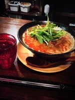 「坦々麺 赤」@担々麺 胡麻の写真