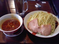 「つけ麺、赤、大盛り、７００」@ラーメン凪 豚王 渋谷店の写真