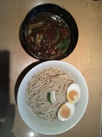 「つけ麺(大盛)(あつもり)＋味玉」@麺匠 喜楽々の写真