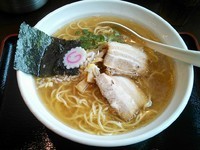 「塩煮干中華そば(大盛) ￥800」@麺屋 甍の写真