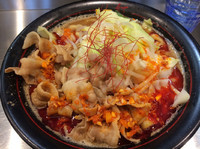 「紅ラーメン 大盛り」@麺創研 紅 府中の写真