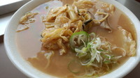 「モツ味噌ラーメン＝650円」@中央自動車道 谷村PA 下りフードコートの写真