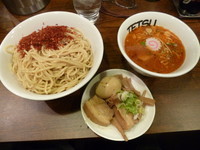 「夜のつけめん+特製+辛くする」@はじめの写真