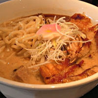 「3SOらーめん（味噌）（L）＋ばらちゃーしゅー1枚」@RA-MEN 3SOの写真