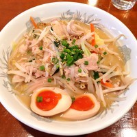 「塩タンメン（￥850）＋味付け玉子（￥100）」@濃厚味噌らーめん さかえ屋の写真