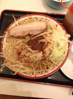 「海老まぜそば(中盛り野菜増し) 700円」@大勝軒 麺屋こうじの写真