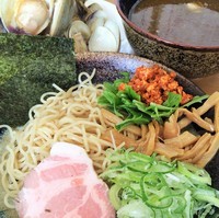 「鶏豚骨魚介つけ麺/貝ダブル1500円」@MENYA 食い味の道有楽の写真