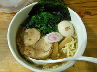 「小惑星＋半熟味付け玉子」@鶏の穴の写真