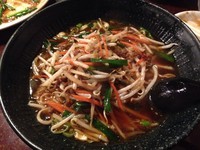 「もやしラーメン  麺固め¥399プラス税？」@長秀龍 新座店の写真