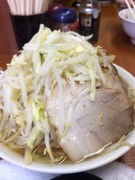 「ラーメン（ヤサイ・ニンニク）」@ラーメン二郎 亀戸店の写真
