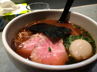 「鶏油（塩）＋味玉」@喜乃壺の写真