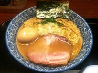 「サクマ式　鯵のニボやん（30食限定）750円＋煮玉子100円」@麺屋 一燈 ラゾーナ川崎店の写真