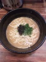 「かけらーめん雲丹搾り」@鮮魚らーめん 五ノ神水産の写真