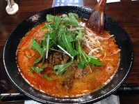 「坦々麺 赤 4辛 870円」@担々麺 胡麻の写真