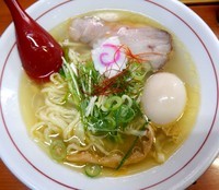 「柚子塩＋味玉（950円）」@横浜中華そば 維新商店の写真