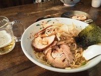 「もやしらいおん+トッピングもやし」@らいおん 調布店の写真