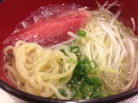 「特製漬けまぐろの塩ラーメン 302円」@はま寿司 行徳店の写真