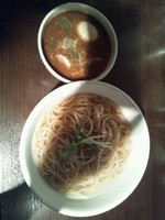 「味玉あつもり(中盛)」@つけめん 駒鉄の写真