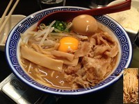 「JACそば＋ライス」@中華そばJACの写真