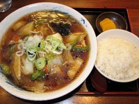 「広東麺＋小ライス　690円（ランチ）」@中華ダイニング いい田の写真